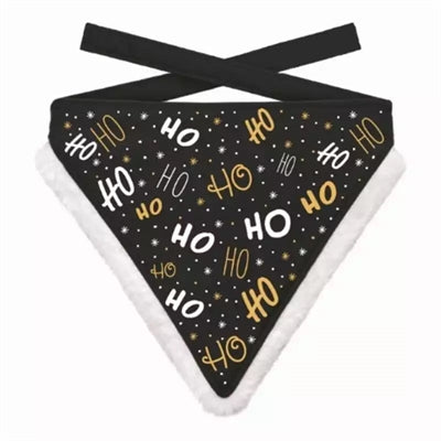 Plenty gifts Kerst bandana ho ho ho zwart