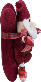Trixie Xmas giftset bot met kerstman pluche stof