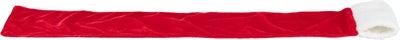 Trixie Xmas sjaal fluweellook rood wit
