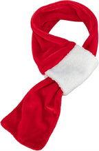 Trixie Xmas sjaal fluweellook rood wit