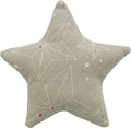 Trixie Xmas speelkussen ster met catnip katoen beige