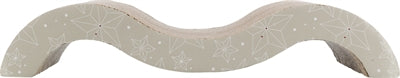 Trixie Xmas krabmat golf met catnip karton beige / goud
