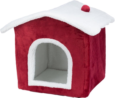 Trixie kattenmand huis rood wit