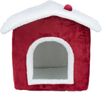 Trixie kattenmand huis rood wit