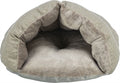 Trixie Xmas kattenmand iglo luciano rond beige / goud