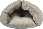 Trixie Xmas kattenmand iglo luciano rond beige / goud