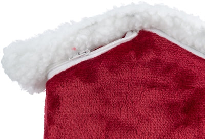 Trixie Xmas cuddly cave degoe rood wit