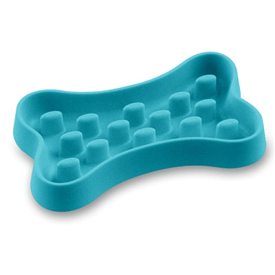 tarhong anti schrok voerbak slow chow bot blauw