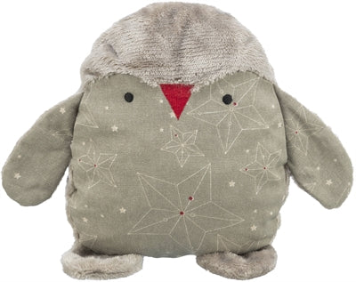 Trixie Xmas pinguin zonder geluid stof / pluche grijs