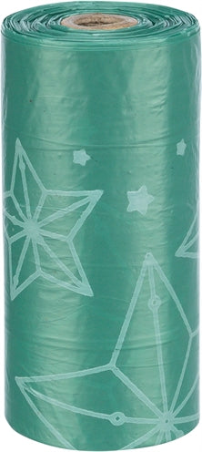 Trixie Xmas poepzakjes met print rood / groen