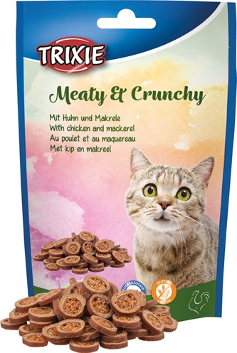 trixie meaty crunchy kip makreel glutenvrij