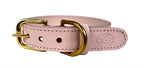 Sazzz Halsband hond braveheart leer lichtroze