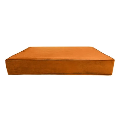 Madison Friends orthopedisch memory velvet hondenkussen oranje