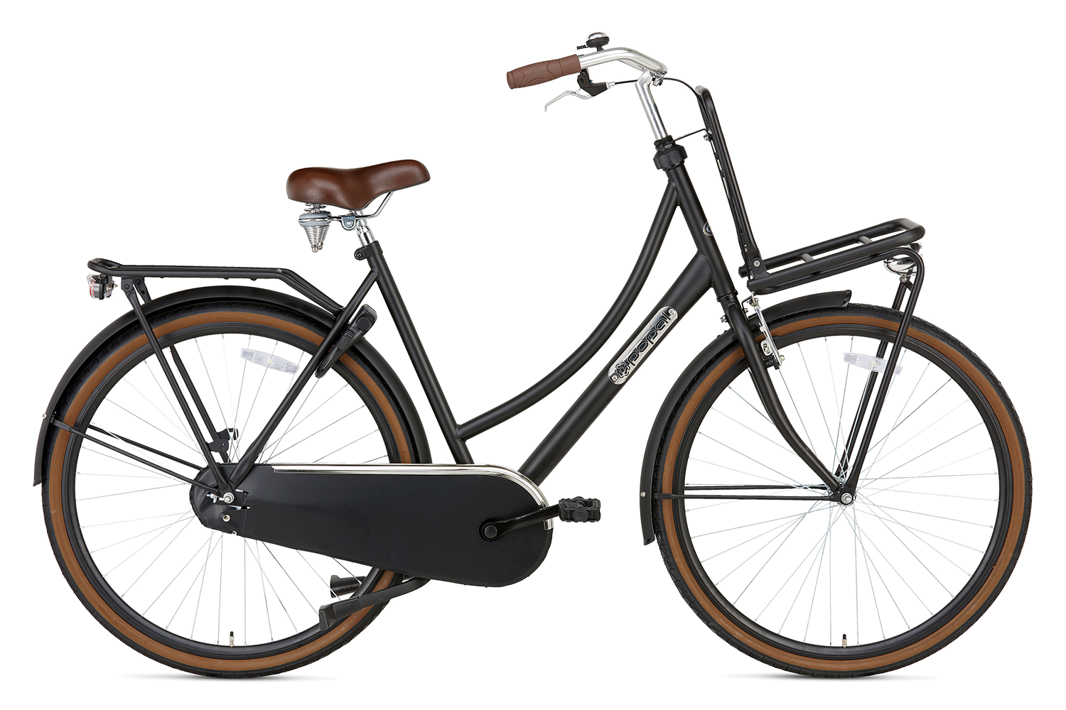 Popal | Damesfiets | Daily Dutch Basic 28 | Staal | Zwart