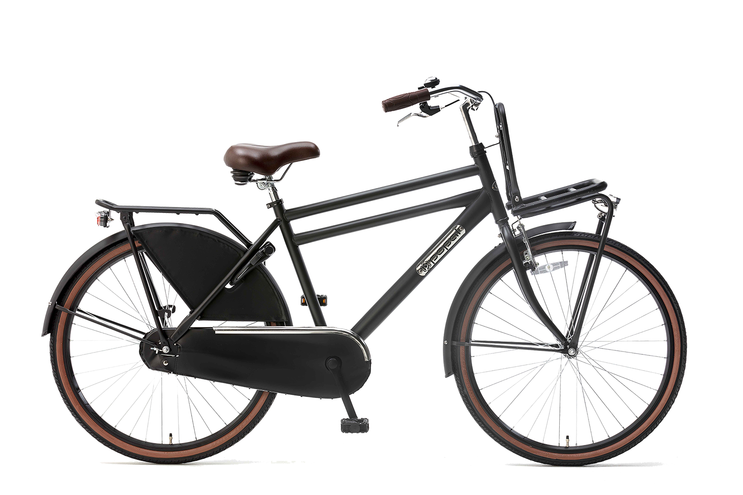 Popal Jongensfiets daily dutch basic 26 staal zwart