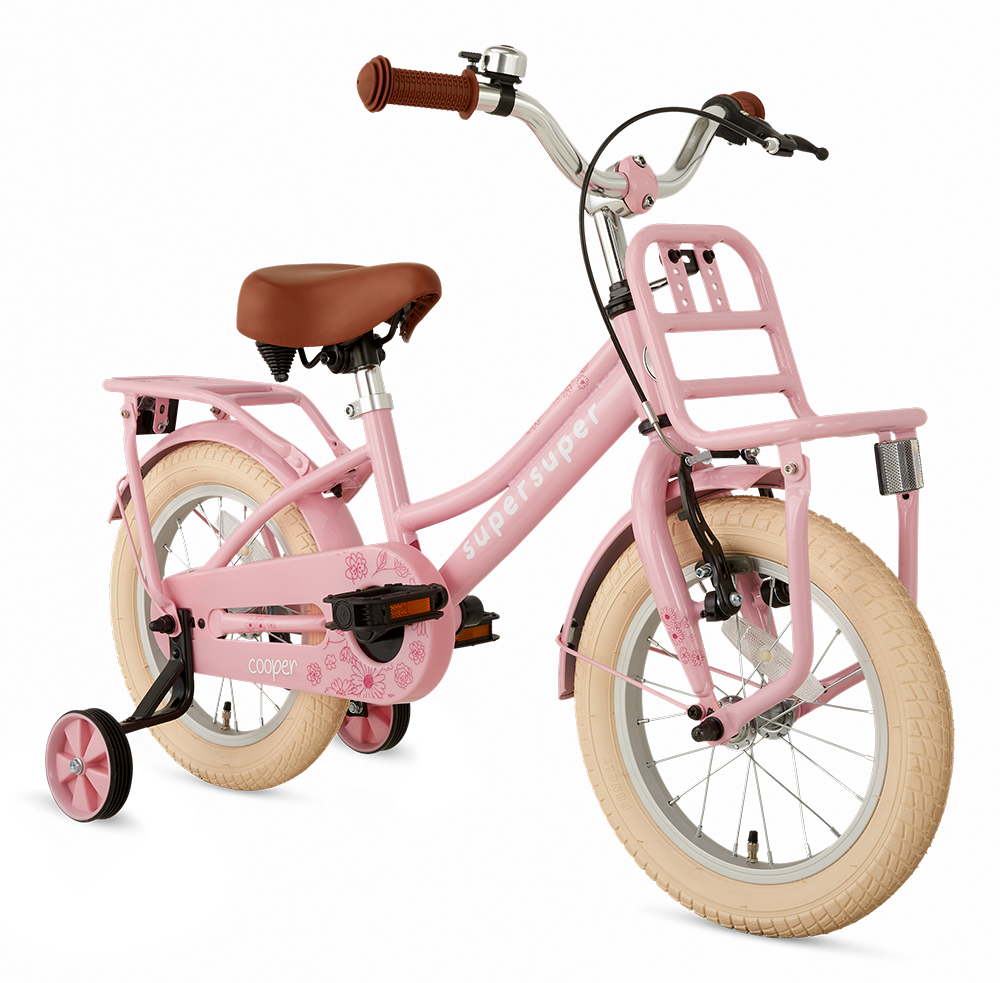 Supersuper Meisjesfiets cooper 14 roze