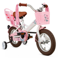 Supersuper Meisjesfiets little miss 12 wit