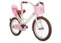 Supersuper Meisjesfiets little miss 18 staal wit