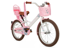 Supersuper Meisjesfiets little miss 18 staal wit