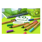 Stabilo GREENpoint 0,8 mm Viltstiften, 4st.