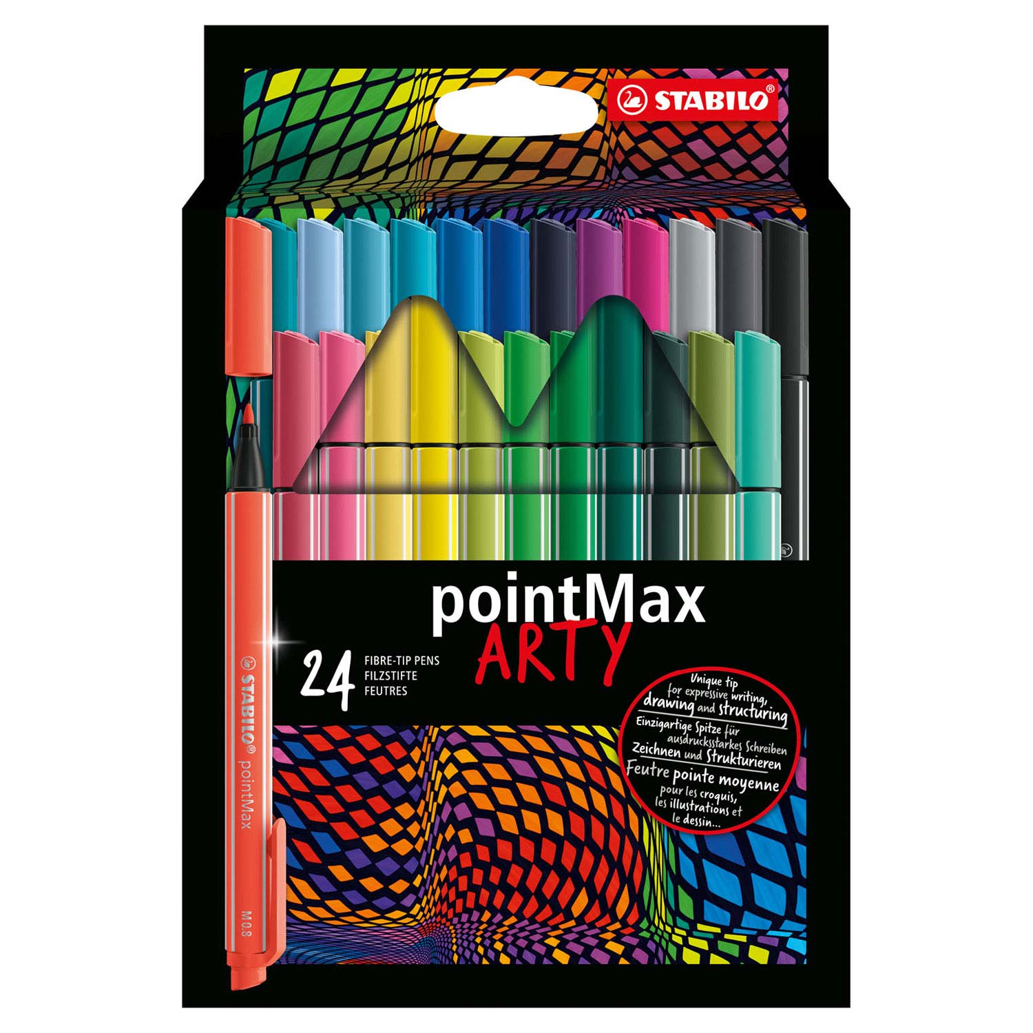 stabilo pointmax etui 24 kleuren