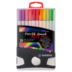 Stabilo Pen 68 Brush ARTY ColorParade 20 stuks