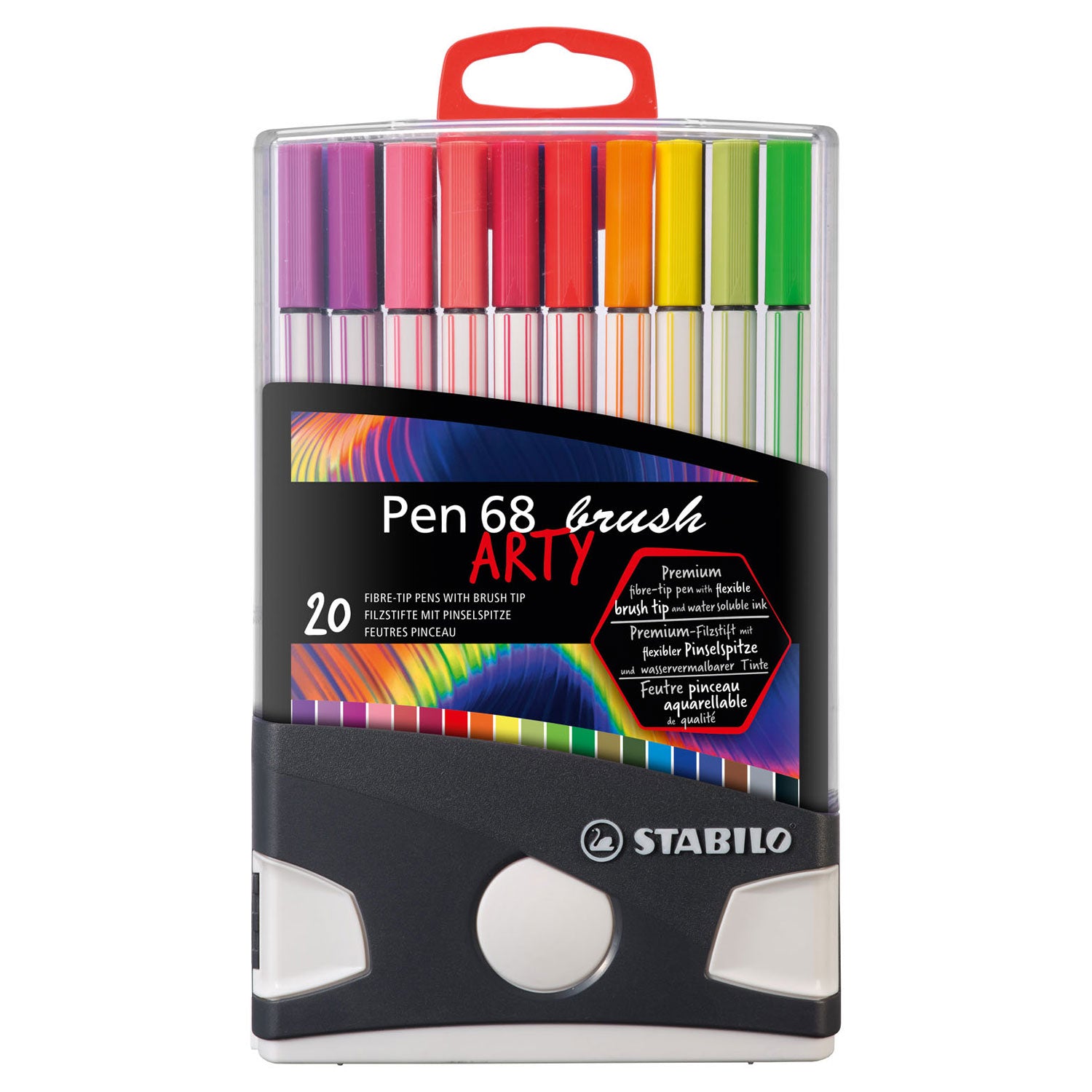 Stabilo Pen 68 Brush ARTY ColorParade 20 stuks