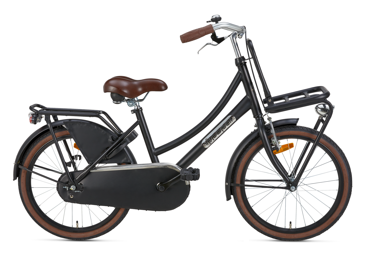 popal | meisjesfiets | daily dutch basic 20 | staal | zwart