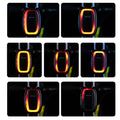 meilan achterlicht met remlicht usb 25 lux x6
