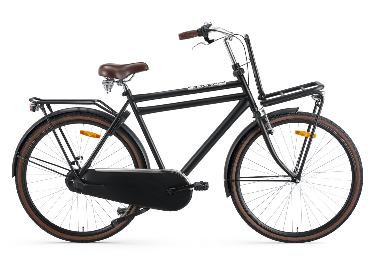Popal Herenfiets daily dutch basic 28 staal zwart