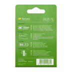 Gp nimh oplaadbare batterij aaa 850ma blister(4) - 3311412