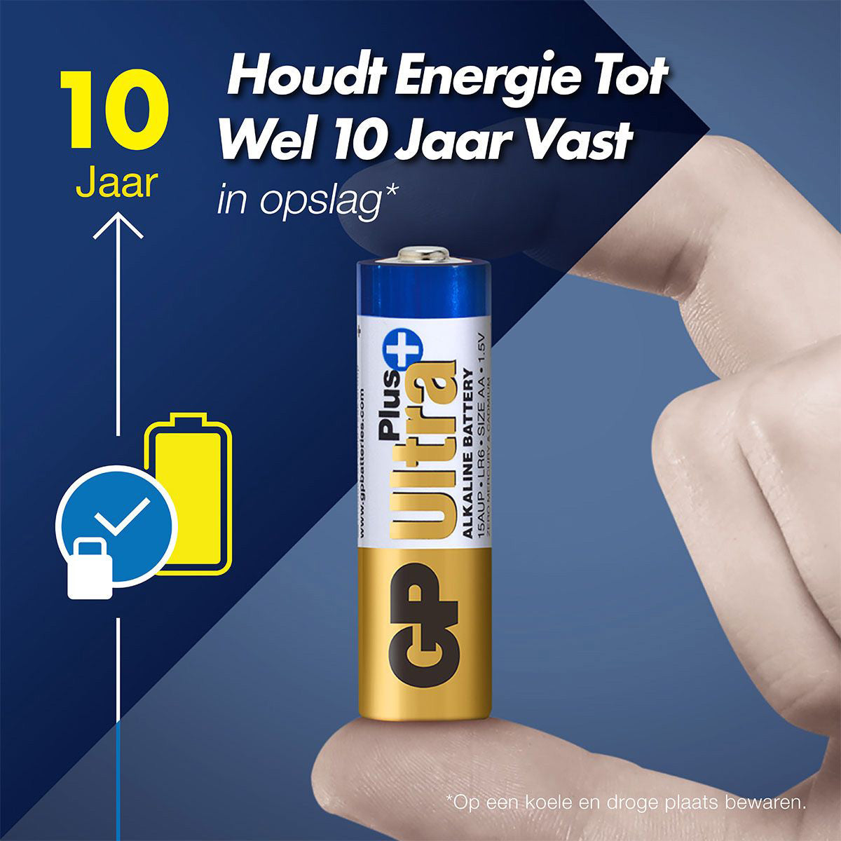 gp ultra plus alkaline aa-batterijen 4pk