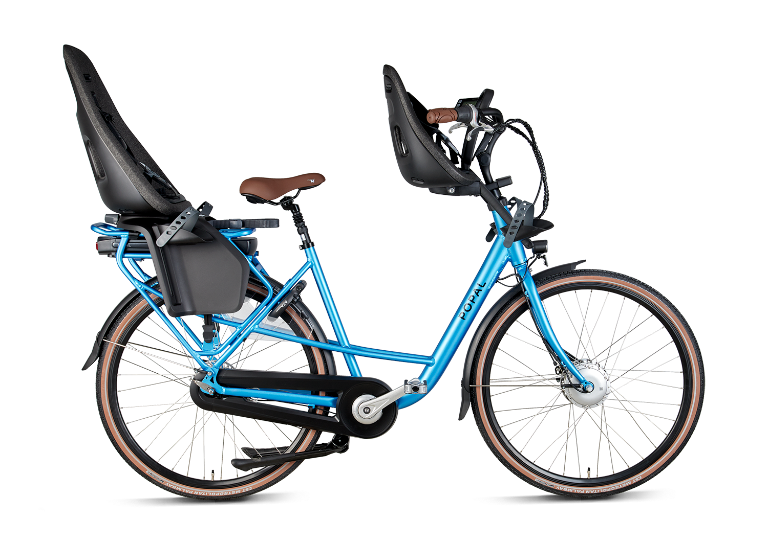 Popal E-bike maeve fm elektrische moederfiets aluminium blauw
