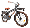 Supersuper Jongensfiets cooper bamboo 20 staal zwart