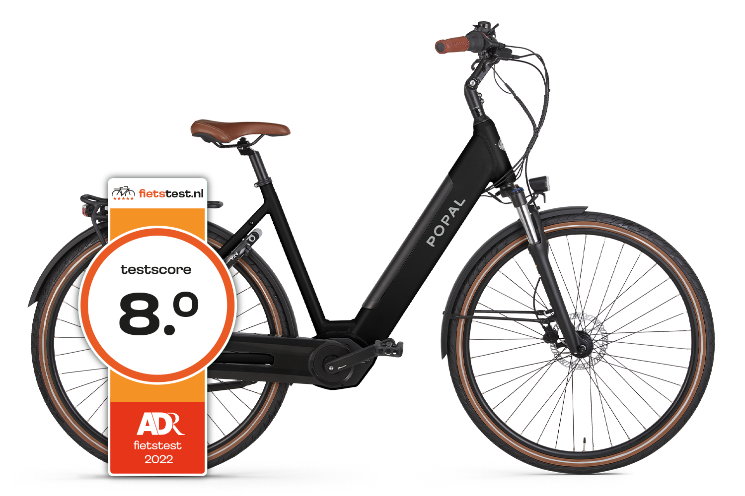 Popal | E-bike | Novel | Aluminium | Zwart