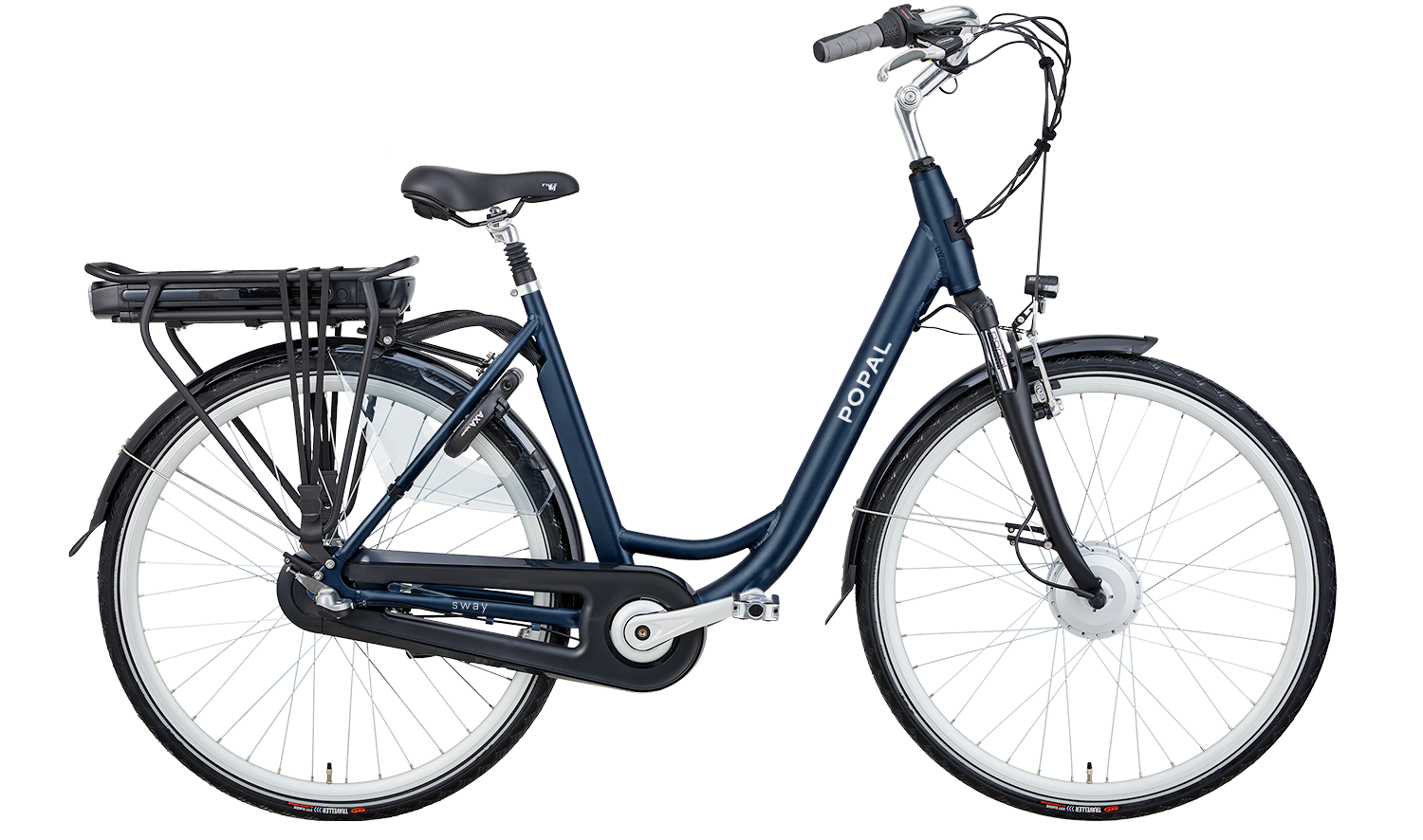 Popal E-bike e28390 aluminium blauw