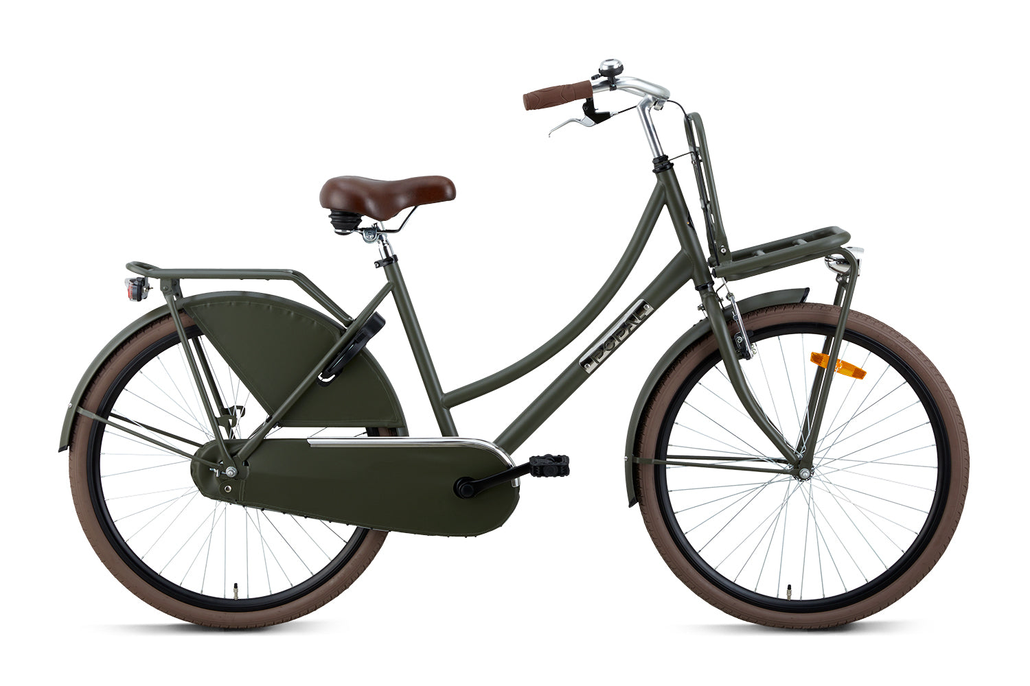 popal | meisjesfiets | daily dutch basic+ 26 | staal | groen