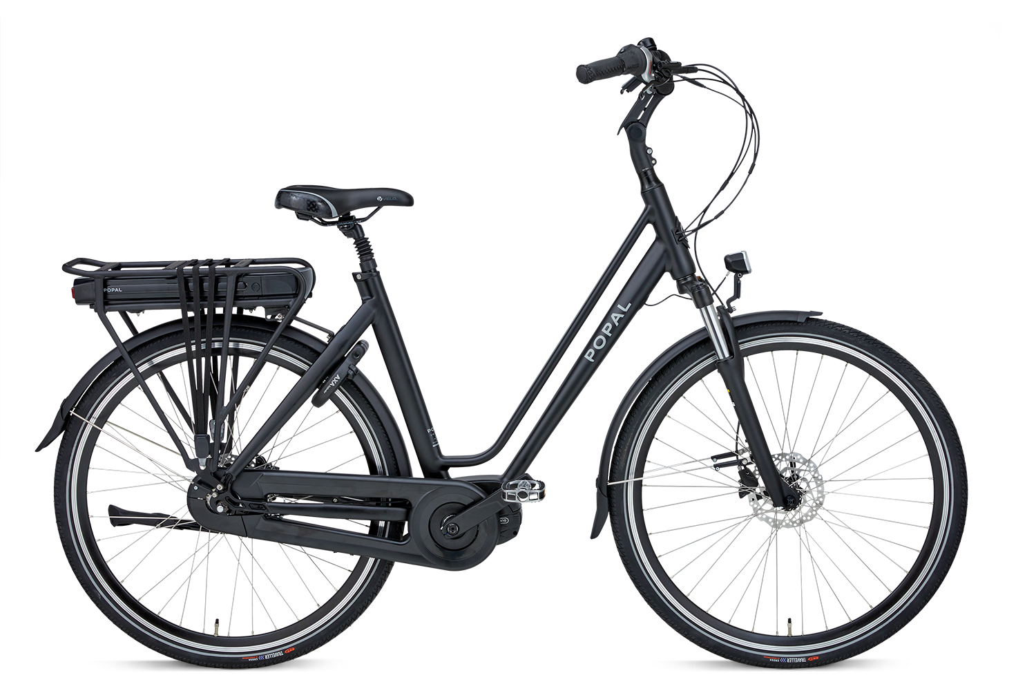 Popal E-bike redlem aluminium zwart