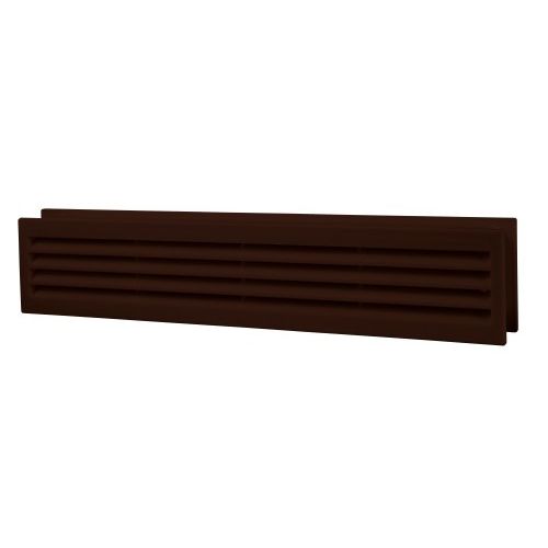 Deurrooster bruin 453x90 mm