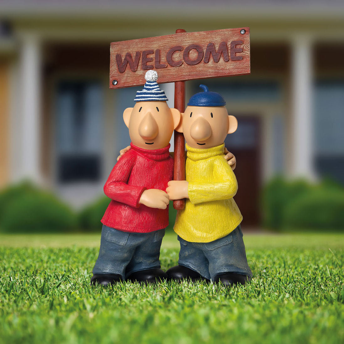 Buurman & buurman Tuinbeeld Duo Welcome