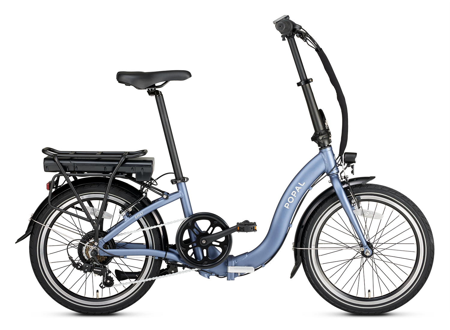 Popal E-bike e-folt 1.0 aluminium blauw