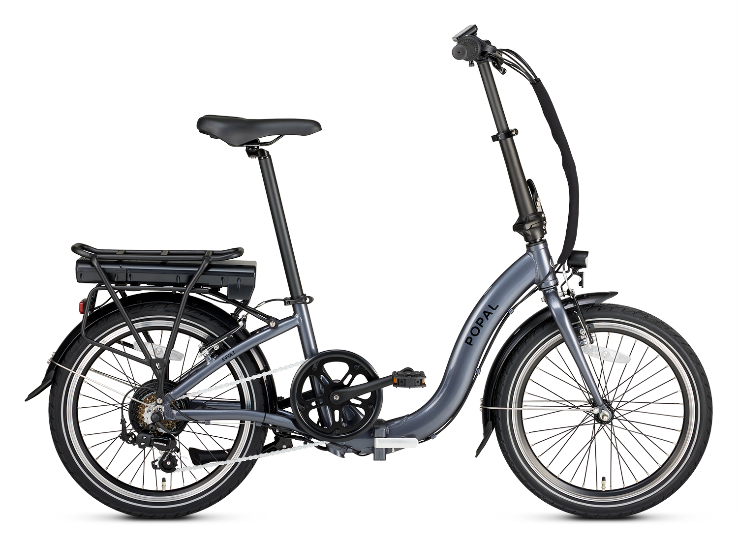 Popal E-bike e-folt 1.0 aluminium grijs