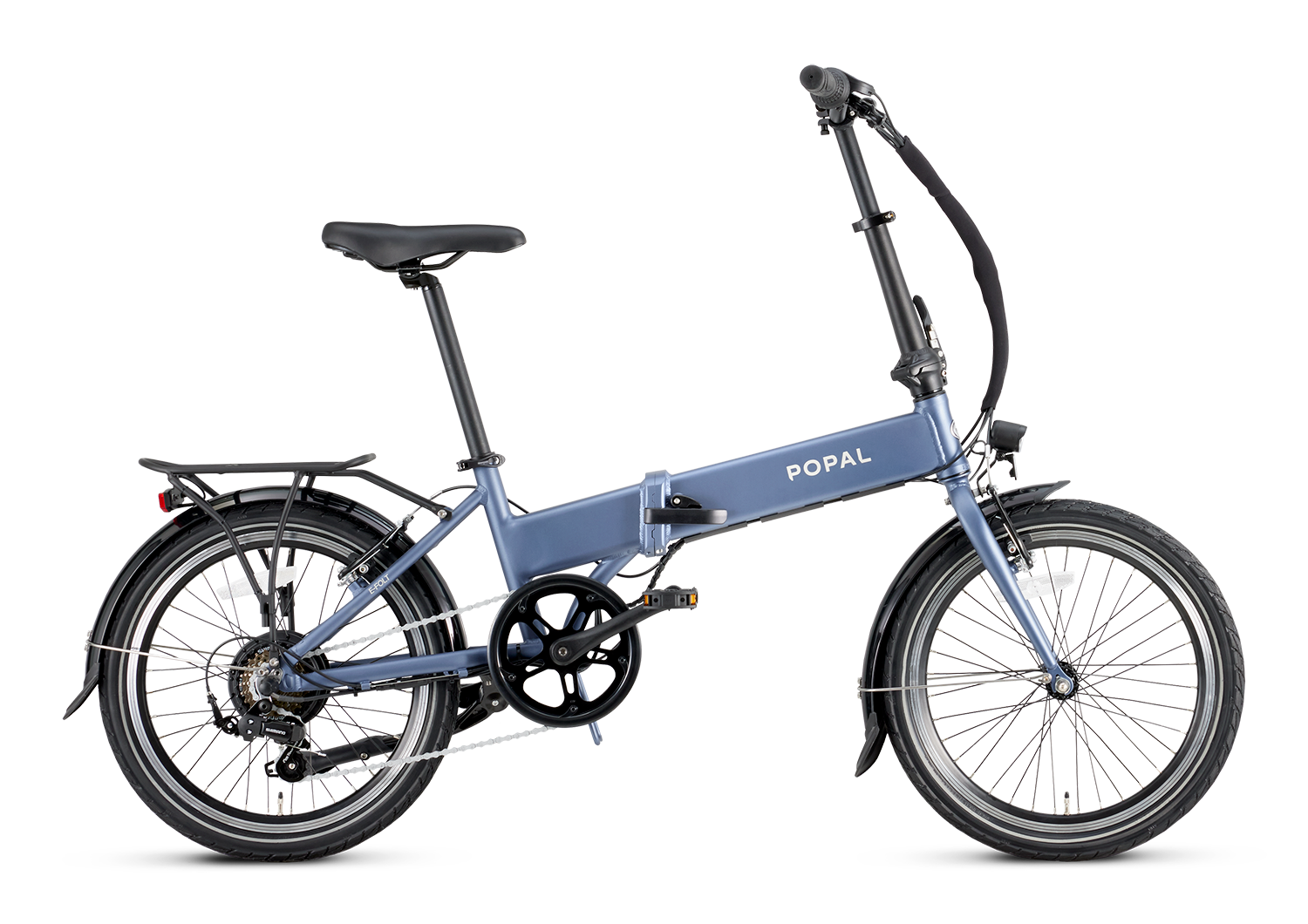 Popal E-bike e-folt 2.0 aluminium blauw