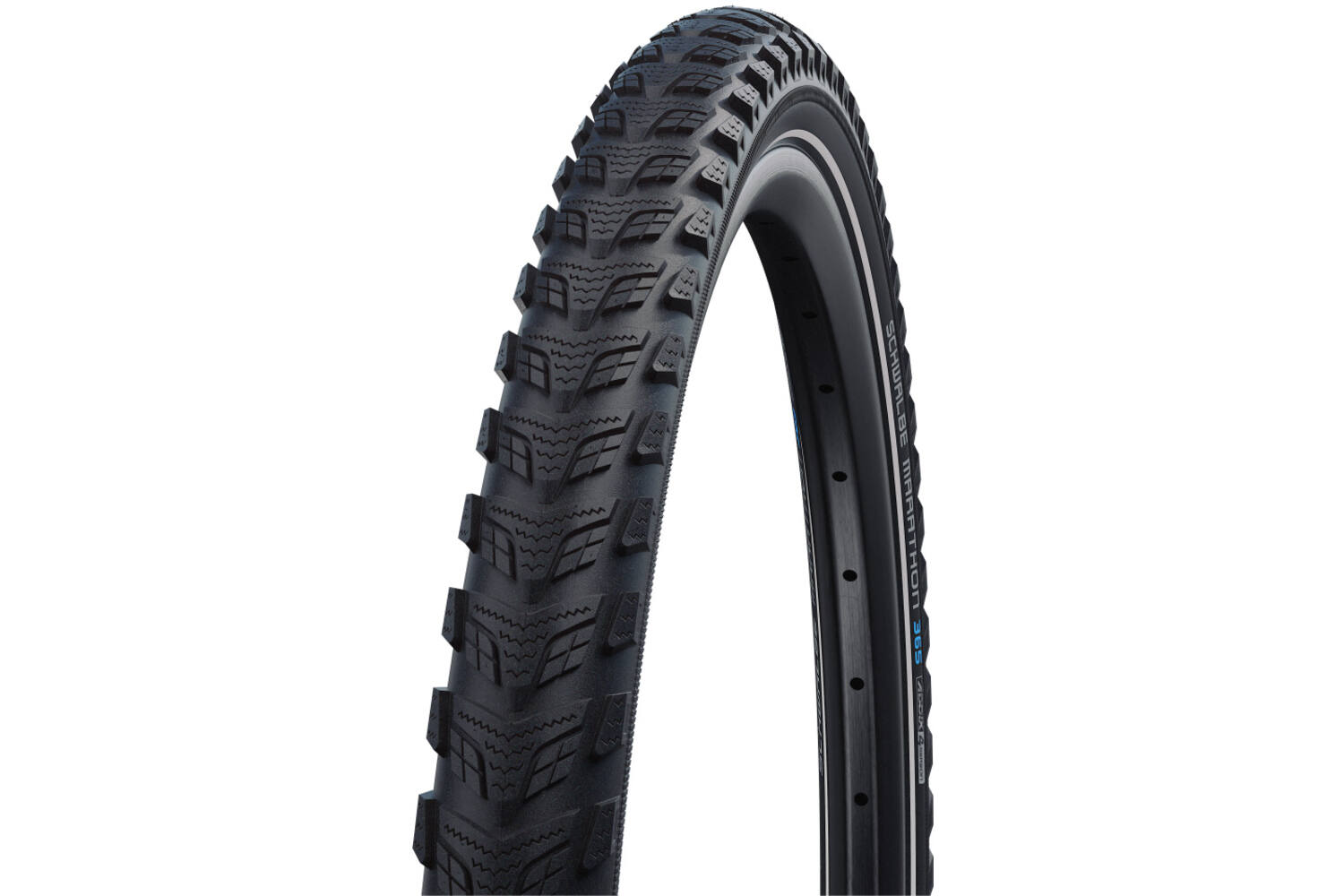 Schwalbe marathon 365 20x2.15 (55-406) wired performance line addix 4season black+reflex