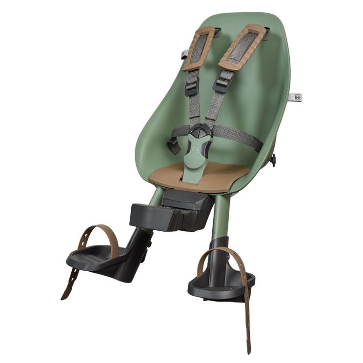 Kinderzitje Urban Iki Voor Icho Green/Kurumi Brown