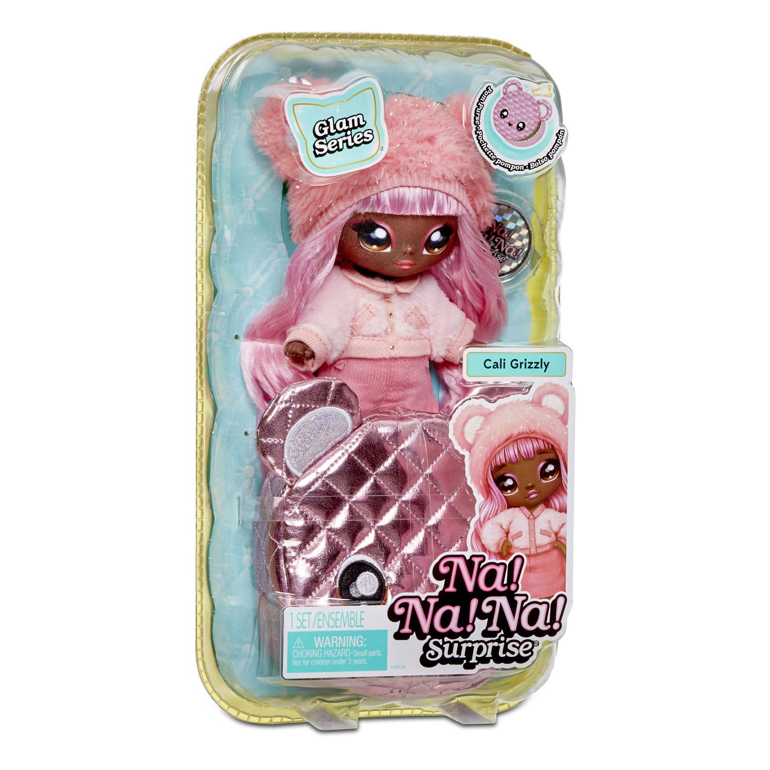 MGA Entertainment Na! Na! Na! Surprise 2in1 Glam Series Cali Grizzly