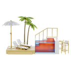 MGA Entertainment Rainbow High Color Change Pool & Beach Club Playset