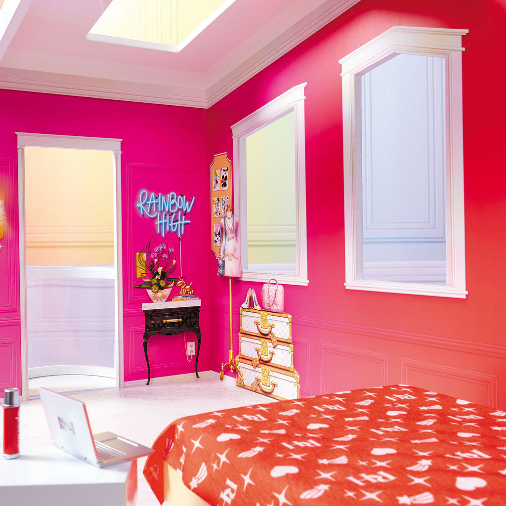 Rainbow Rainbow High Fashion Houten Huis 122x91 cm 122x91 cm