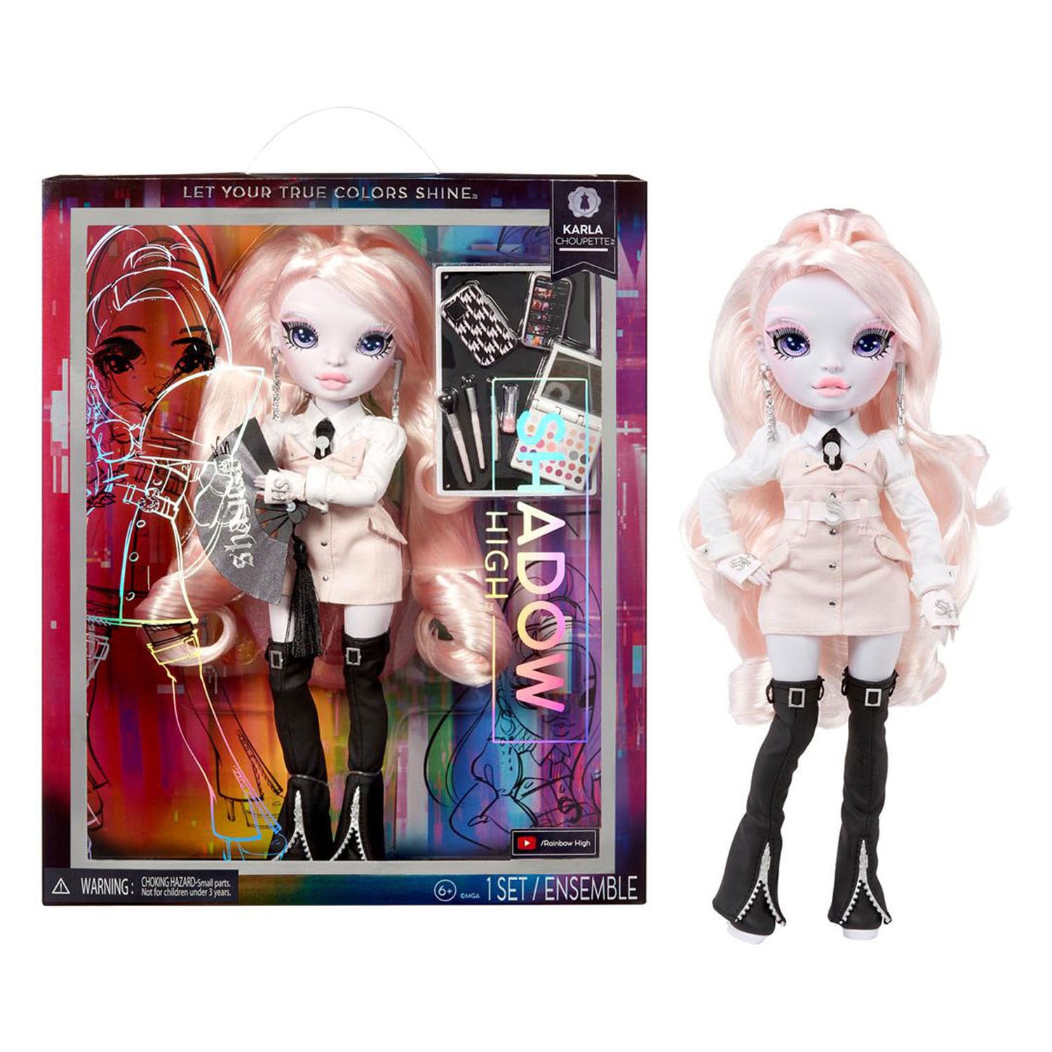 MGA Entertainment Rainbow High Shadow High Fashion Pop Karla Choupette