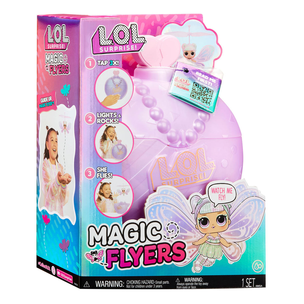 l.o.l. surprise wishies flying tot lila